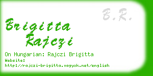 brigitta rajczi business card